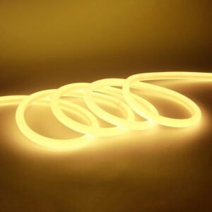 Αδιάβροχη Led Ταινία Neon 12V 5m με Τροφοδοτικό Θερμό Λευκό 3500K IP65 RZ-0022