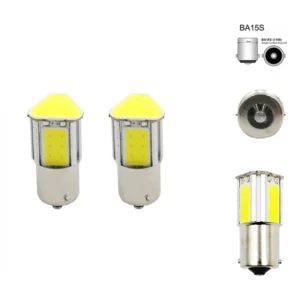 LED Μονοπολική Λάμπα Σετ 2τμχ 1156 BA15S XM-16 Ψυχρό Λευκό