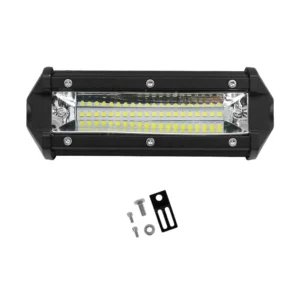 LED Αδιάβροχο Προβολάκι - Μπάρα Αλουμινίου 12V-24V 10cm 72W 20 SMD IP68 5760LM 60