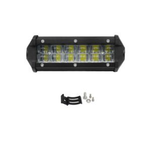 LED Αδιάβροχο Προβολάκι - Μπάρα Αλουμινίου 12V-24V 10cm 36W 12 CREE T6 IP68 3600LM