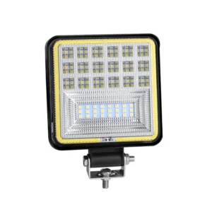 LED Αδιάβροχος Προβολέας Αλουμινίου Ψυχρό Λευκό - Κίτρινο 12V-24V 11cm 126W 42 SMD IP67 10080LM OYQP-0073