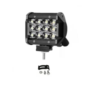 LED Αδιάβροχος Προβολέας Αλουμινίου 12V-24V 10cm 36W 12 SMD IP68 2880LM OYQP-006