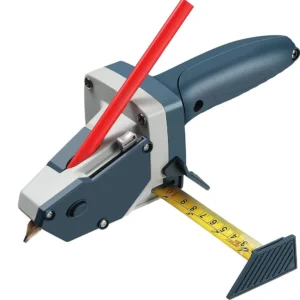 Κοπίδι - Φαλτσέτα για Κοπή Γυψοσανίδας με Ενσωματωμένο Μέτρο και Θέση για Μολύβι 2021 Μπλε