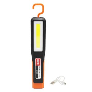 LED Επαναφορτιζόμενος Φακός Συνεργείου XPE με 3 Λειτουργίες και Μαγνήτη - Γάντζο - Περιστρεφόμενη Βάση G - 998