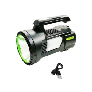 LED Επαναφορτιζόμενος Διπλός Φακός USB 5V Ψυχρό Λευκό 6000K με 4 Λειτουργίες Φωτισμού MX-9006