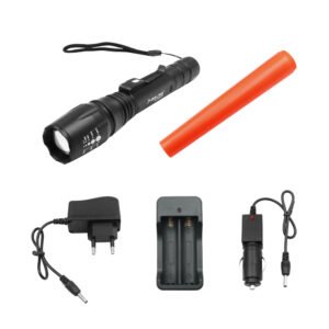 LED Επαναφορτιζόμενος Φακός USB 5V Ψυχρό Λευκό 6000K με 3 Λειτουργίες Φωτισμού και  Zoom BL-8668