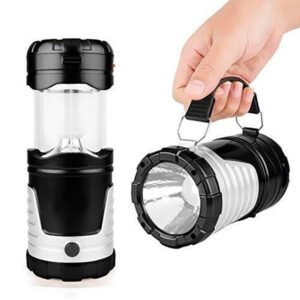 LED Επαναφορτιζόμενος Ηλιακός Φακός 16W Ψυχρό Λευκό με 2 Λειτουργίες Φωτισμού GSH-7099B