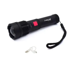 LED Επαναφορτιζόμενος Αδιάβροχος Φακός Ψυχρό Λευκό με 5 Λειτουργίες Φωτισμού BL-X72-P90