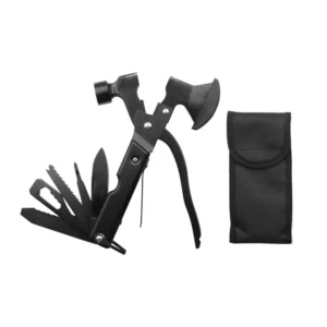 Πολυεργαλείο Τσέπης με Πένσα και Σφυρί - Τσεκούρι 9 σε 1 Μαύρο