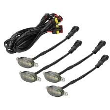 Προειδοποιητικά Φώτα Αυτοκινήτου 16W 12V Ψυχρό Λευκό Σετ 4 τμχ