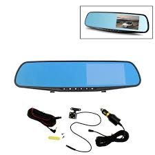 Καθρέπτης Αυτοκινήτου-Φορτηγού 12V-24V DVR με Δύο Κάμερες και Οθόνη 4.3"