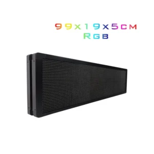 LED Κυλιόμενη Πινακίδα Wifi RGB Μονής Όψης 50-60Hz 220V 99x19x5cm 17959014