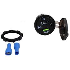 Φορτιστής Αυτοκινήτου Type-C+PD QC3.0 & Βολτόμετρο HW-0171