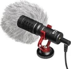 Μικρόφωνο shotgun 3.5mm με Τοποθέτηση shock mounted clip on για Κάμερα boya by mm1