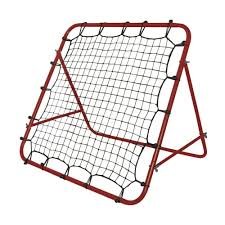 Σιδερένιο Παιδικό Τέρμα Ποδοσφαίρου με Δίχτυ 100x100 Κόκκινο HW-B0062