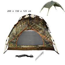 Σκηνή Igloo 3 Ατόμων Καλοκαιρινή 200 x 150 x 125 cm Αυτόματη Παραλλαγή Πράσινη SJ-00