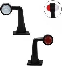 LED Πλευρικά Φώτα - Κέρατα Όγκου Αυτοκινήτου - Φορτηγού 12V - 24V IP66 Λευκό - Κόκκινο 2 τμχ