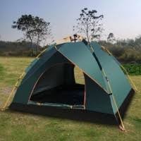 Σκηνή υπαίθρια 4 ατόμων πλήρως αυτόματη 200 x 200 x 135 cm SJ-0046 σε 4 χρώματα (πράσινο,μπλε,πορτοκαλί,μαύρο)