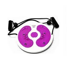 Δίσκος Ισορροπίας με Σχοινί και Διάμετρο 18cm Waist Twisting Disc Μωβ