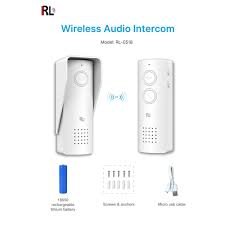 Ασύρματο Κουδούνι Πόρτας με Σύστημα Ενδοεπικοινωνίας και Άνοιγμα Κλειδαριάς rl 0518