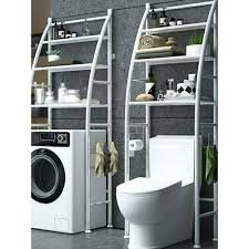 Επιδαπέδια Ραφιέρα Μπάνιου Μεταλλική με 3 Ράφια 160x47x25cm tw 202 Λευκή