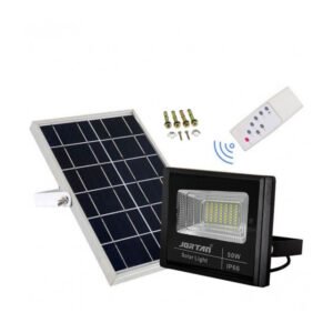 Led Αδιάβροχος Ηλιακός Προβολέας 100W 6400LM με Πάνελ και Τηλεχειριστήριο Jortan JT-BJ100W