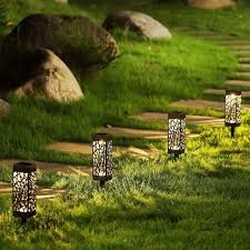 Ηλιακό Καρφωτό Χωνευτό Φωτιστικό Κήπου ip65 με 1 led smd Θερμό Λευκό pm 0107 Μαύρο