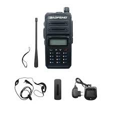 Ασύρματος Φορητός Πομποδέκτης vhf uhf 8w 1 τμχ baofeng bflf 918uv Μαύρο