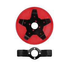 Κυρτός Δίσκος Χορτοκοπτικού με 5 Δόντια 14516 3 1 Μαύρος Κόκκινος