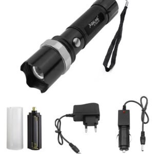 LED Επαναφορτιζόμενος Αδιάβροχος Φακός Ψυχρό Λευκό 6000K με 3 Λειτουργίες Φωτισμού BL-T8626-XPE