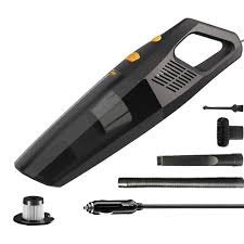 Σκουπάκι Αυτοκινήτου Στερεών 120W με Καλώδιο Αναπτήρα 12V Carsun C1398-1