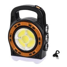 LED Επαναφορτιζόμενος Ηλιακός Φακός 20W IP44 Ψυχρό Λευκό με 3 Λειτουργίες Φωτισμού HB-6678C