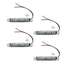 Πλευρικά Φώτα Όγκου Φορτηγών 9-30V Λευκό Σετ 4τμχ OEM