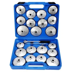 Σετ Φιλτρόκλειδα Κούπας Λαδιού Αλουμινίου Με Καστάνια 23 Τεμ.